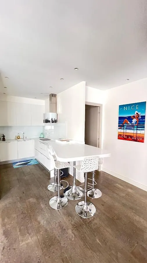 Luxurious 2 Bedrooms Apartment, 30 Meter From Beach Nice France